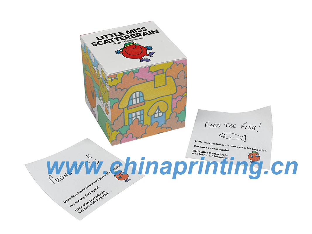 High quality Cube Memo block printing in China SWP28-1