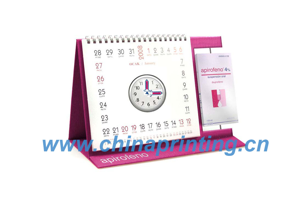 High quality Colorful Desk Calendar Printing in China SWP16-2