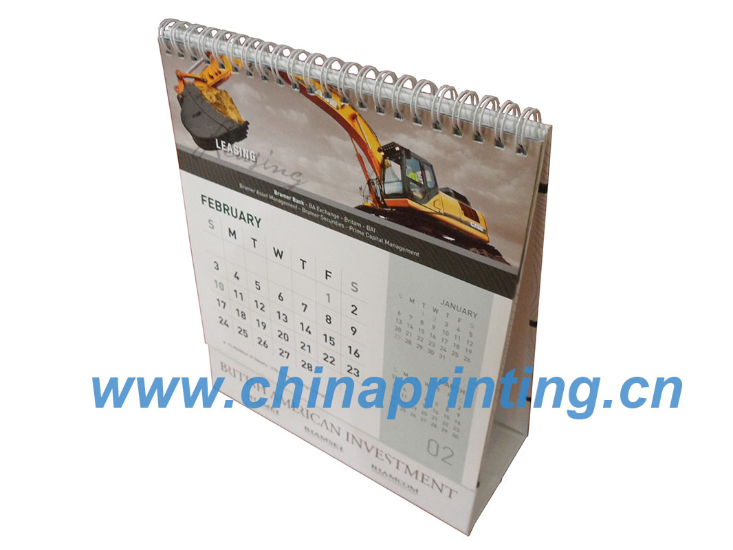 High quality colorful Desk Calendar Printing china SWP16-12