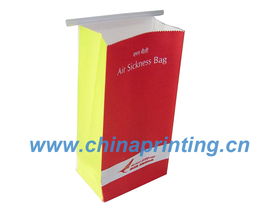 High quality air sickness paper bag printing China SWP9-5