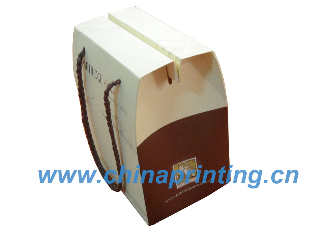 High quality foldable art paper bag printing in China SWP11-38