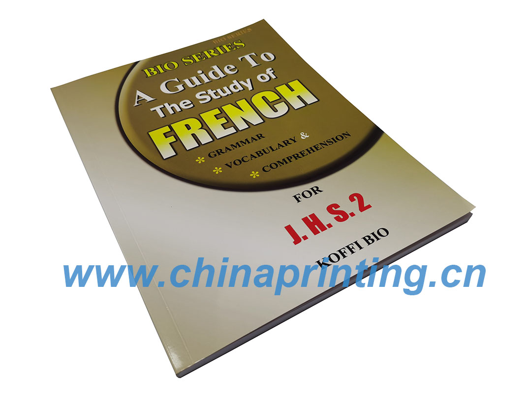 Ghana French book printing in China for JHS2 SWP4-20