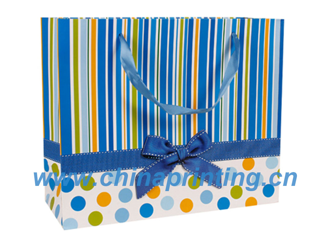 High Quality Colorful gift paper bag printing in China SWP11-32