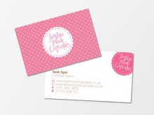Pink Girls' style business card printing in China SWP22-10