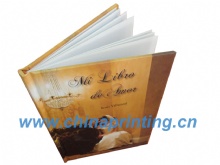 Hardcover book printing with poem and Lovestory SWP1-3