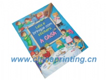 Brazil Children Book Printing with sticker in China SWP3-1