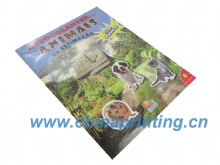 Brazil Lovely Children Book Printing with stickers SWP3-2
