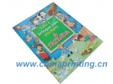 Brazil Creative Children Book Printing with stickers SWP3-3