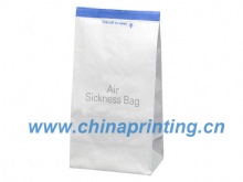 Air and Sea sickness paper bag printing at low price SWP9-2