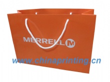 Shopping paper bag printing cotton handle  China SWP11-35